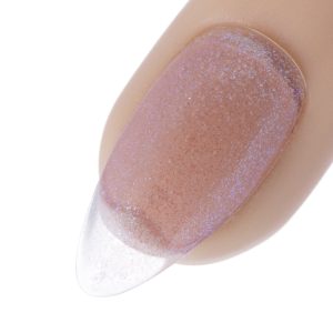 Sheer Light Blue Shimmer Gel Polish