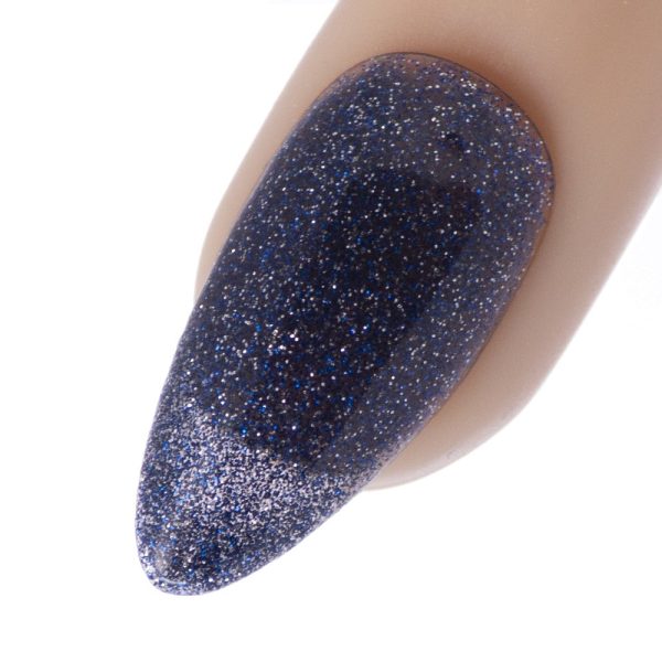 Blue Glitter Gel Polish Young Nails UK