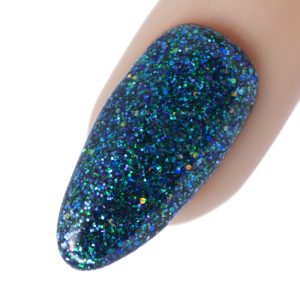 Blue Glitter Acrylic Dip Powder