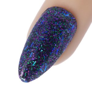 Purple Glitter Acrylic Dip Powder