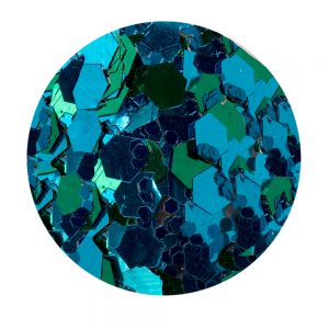 Blue/Green Glitter