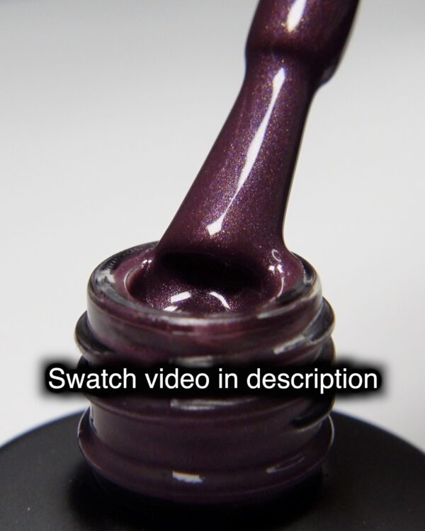 Dad Joke, Deep Purple Gel Polish, 3 Step - Image 3