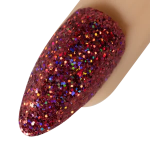 Red Rainbow Glitter