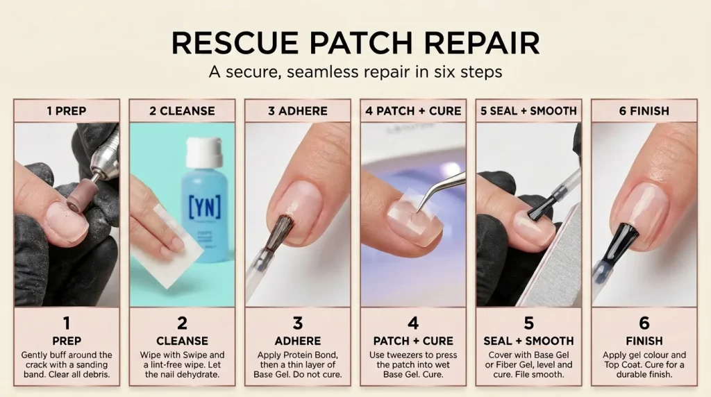 How to fix a cracked nail
